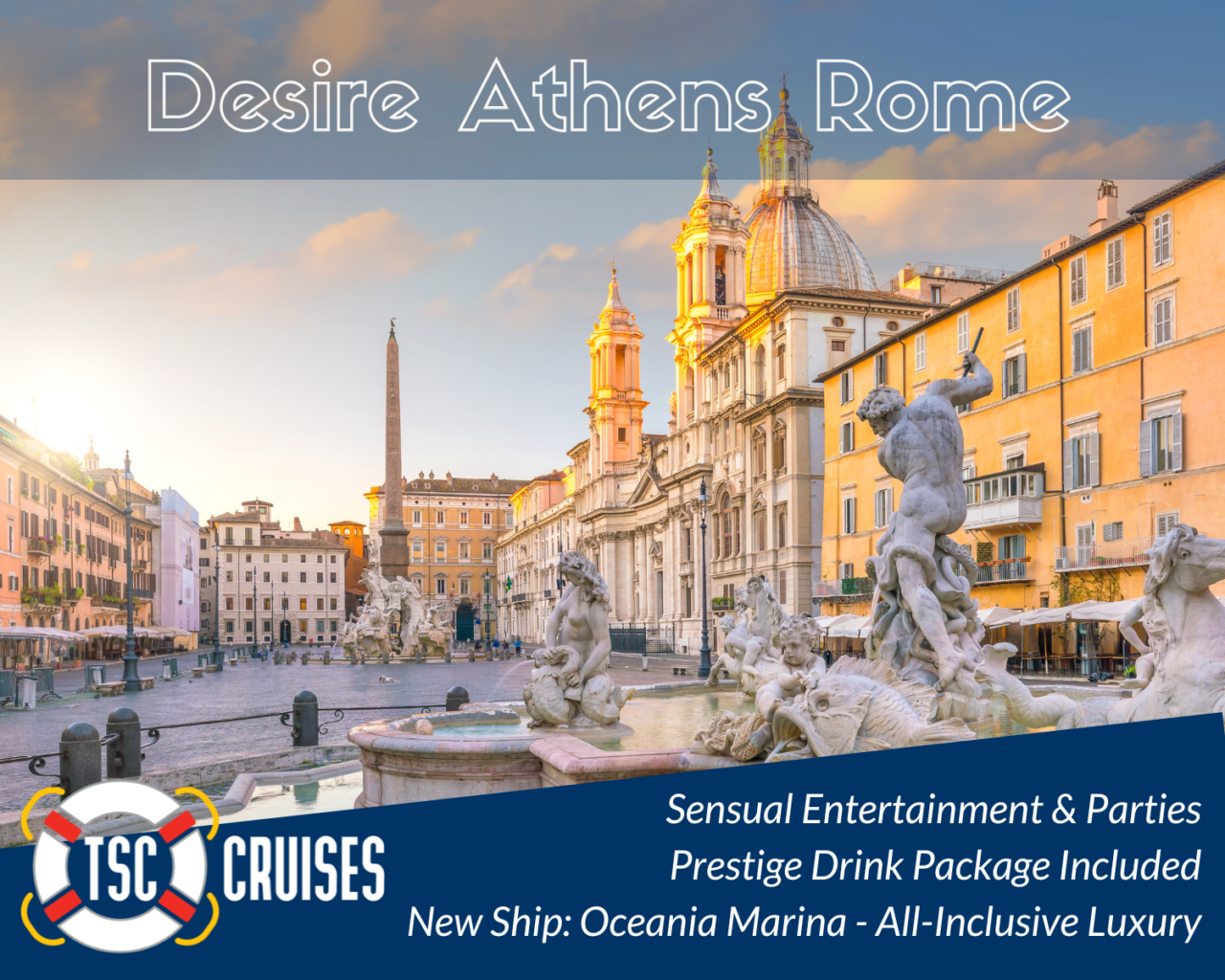 Desire Athens Rome 2025 » TSCCruises The Swinger Cruise